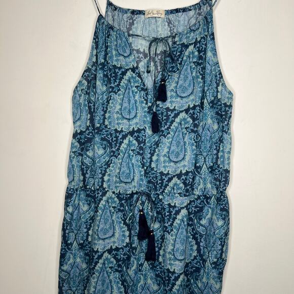 LSF Love Shack Fancy Paisley Cotton Boho Jumpsuit Size 2 - Picture 4 of 6